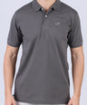 Crocodile Men Supima Polo Slim HS- Grey