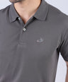 Crocodile Men Supima Polo Slim HS- Grey