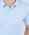 Crocodile Men Casual Polo- Baby Blue