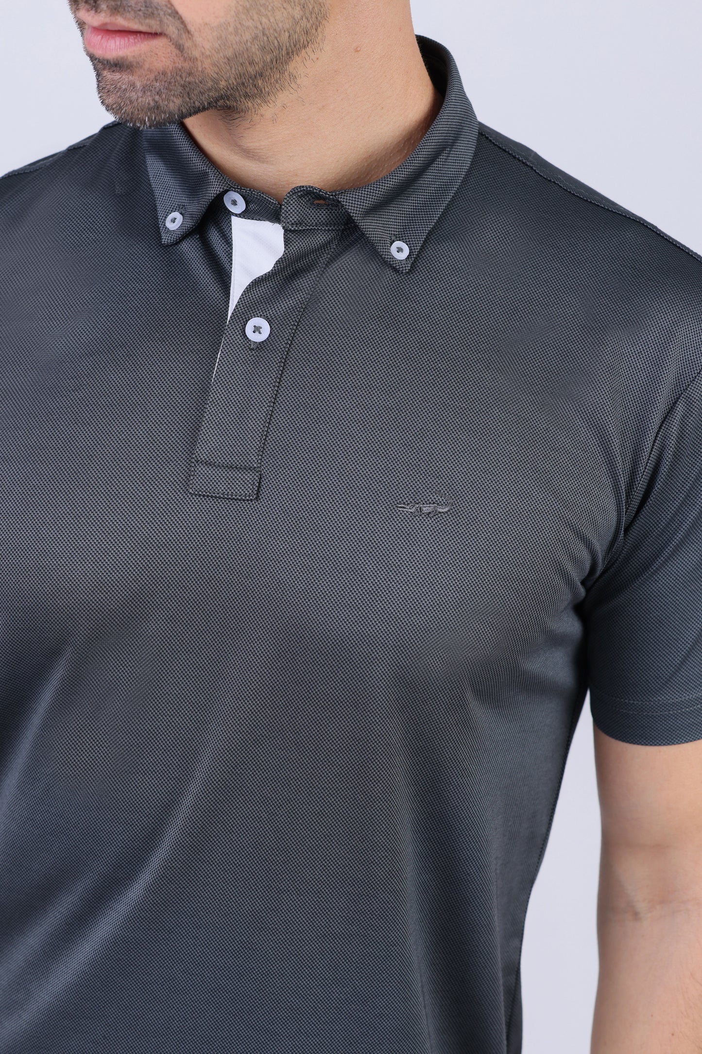 Crocodile Men Casual Polo-Licorice