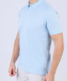 Crocodile Men Casual Polo-Baby Blue