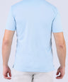 Crocodile Men Casual Polo-Baby Blue