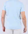 Crocodile Crew Neck  Action fit HS-Sky Blue