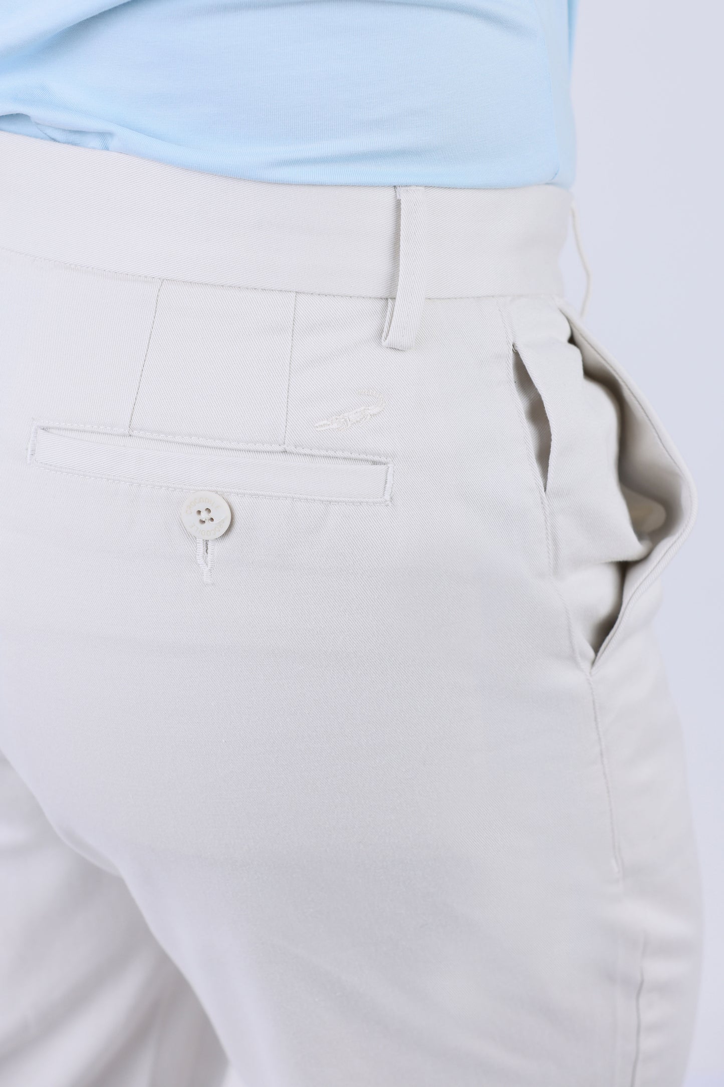Crocodile Chino Classic Fit-Stone