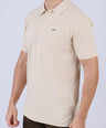 Crocodile Men Supima Polo Slim HS- Bleached Sand