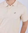 Crocodile Men Supima Polo Slim HS- Bleached Sand