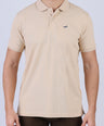 Crocodile Pima Polo Slim-Brown Tane