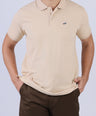 Crocodile Pima Polo Slim-Brown Tane
