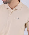 Crocodile Pima Polo Slim-Brown Tane