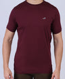 Crocodile Crew Neck  Action fit HS-Oxblood Red
