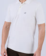 Crocodile Men Pima Polo Regular HS-White