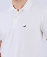 Crocodile Men Pima Polo Regular HS-White