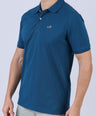 Crocodile Men Supima Polo Slim HS- Colonial Blue
