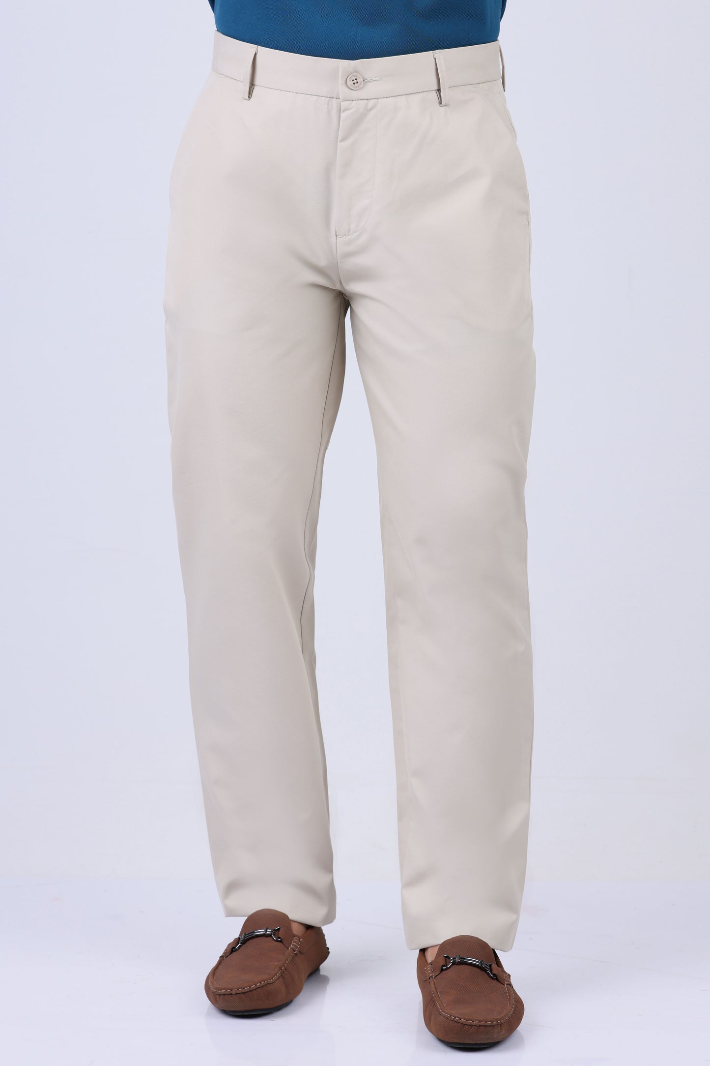 Crocodile Chino Classic Fit-Brown Safari