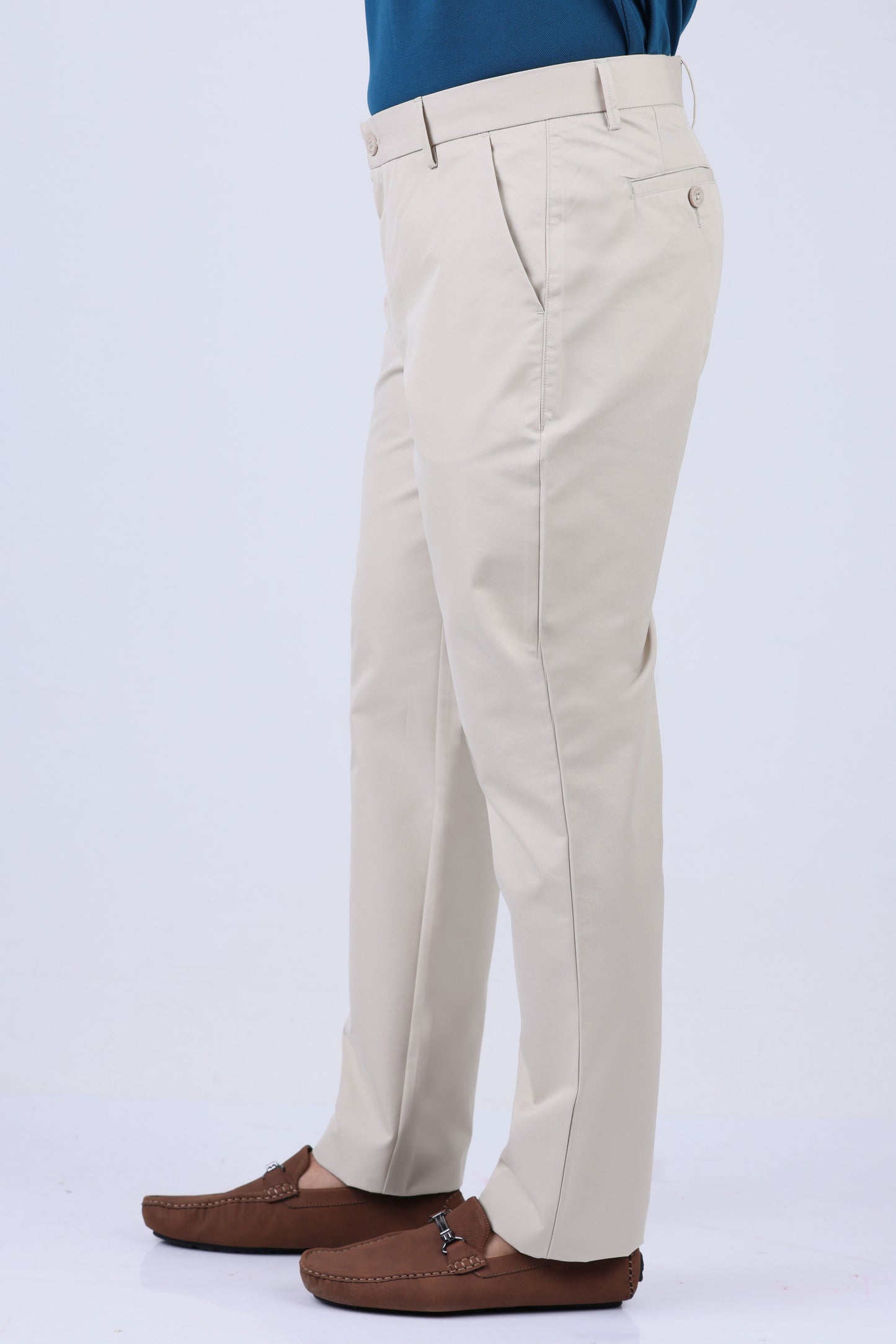 Crocodile Chino Classic Fit-Brown Safari