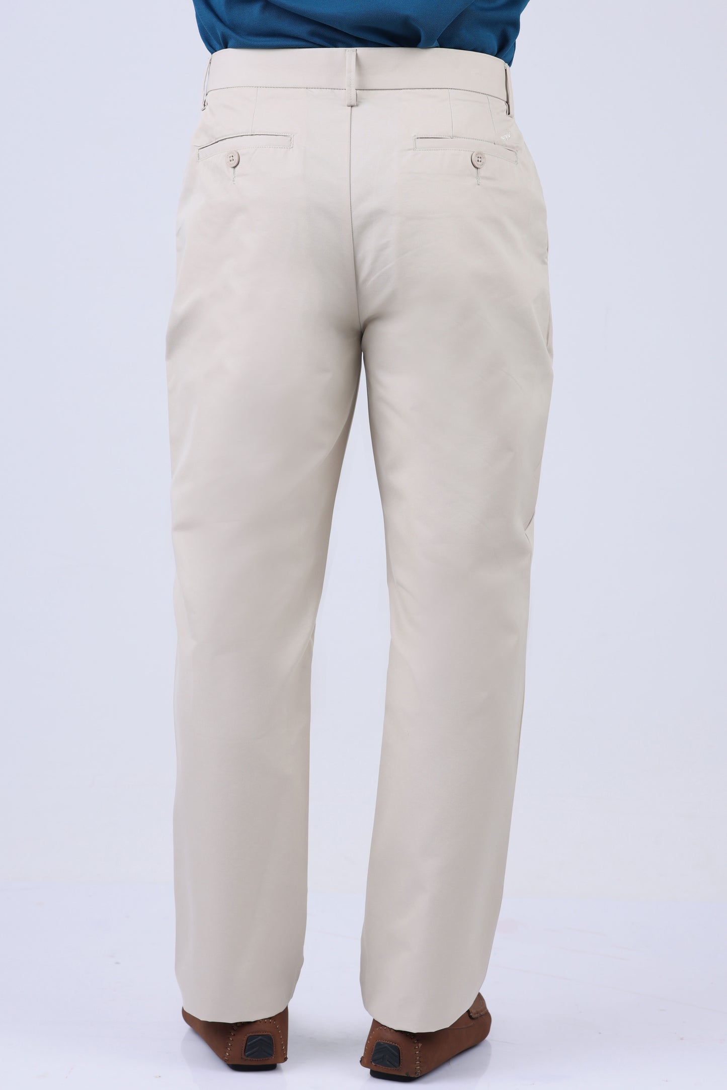 Crocodile Chino Classic Fit-Brown Safari