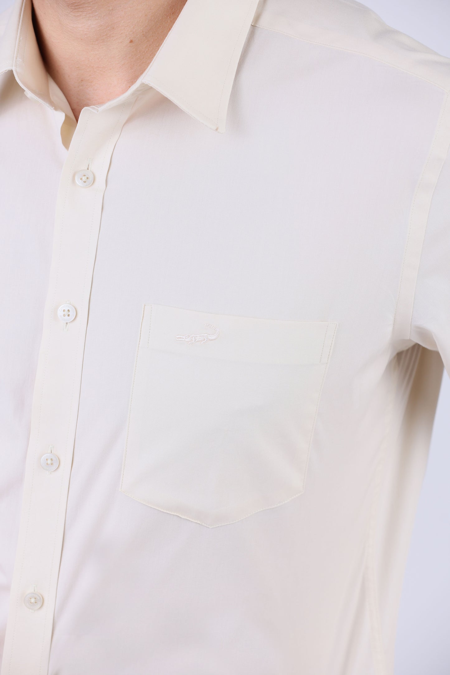 Crocodile Men Formal Seasonal Slim Fit F/S Shirts - Pristine