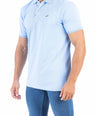 Crocodile Slim Fit Pima Cotton - Little Boy Blue