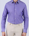 Crocodile Slim Fit Semi Casual Shirt - Purple