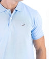 Crocodile Slim Fit Pima Cotton - Little Boy Blue