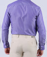Crocodile Slim Fit Semi Casual Shirt - Purple