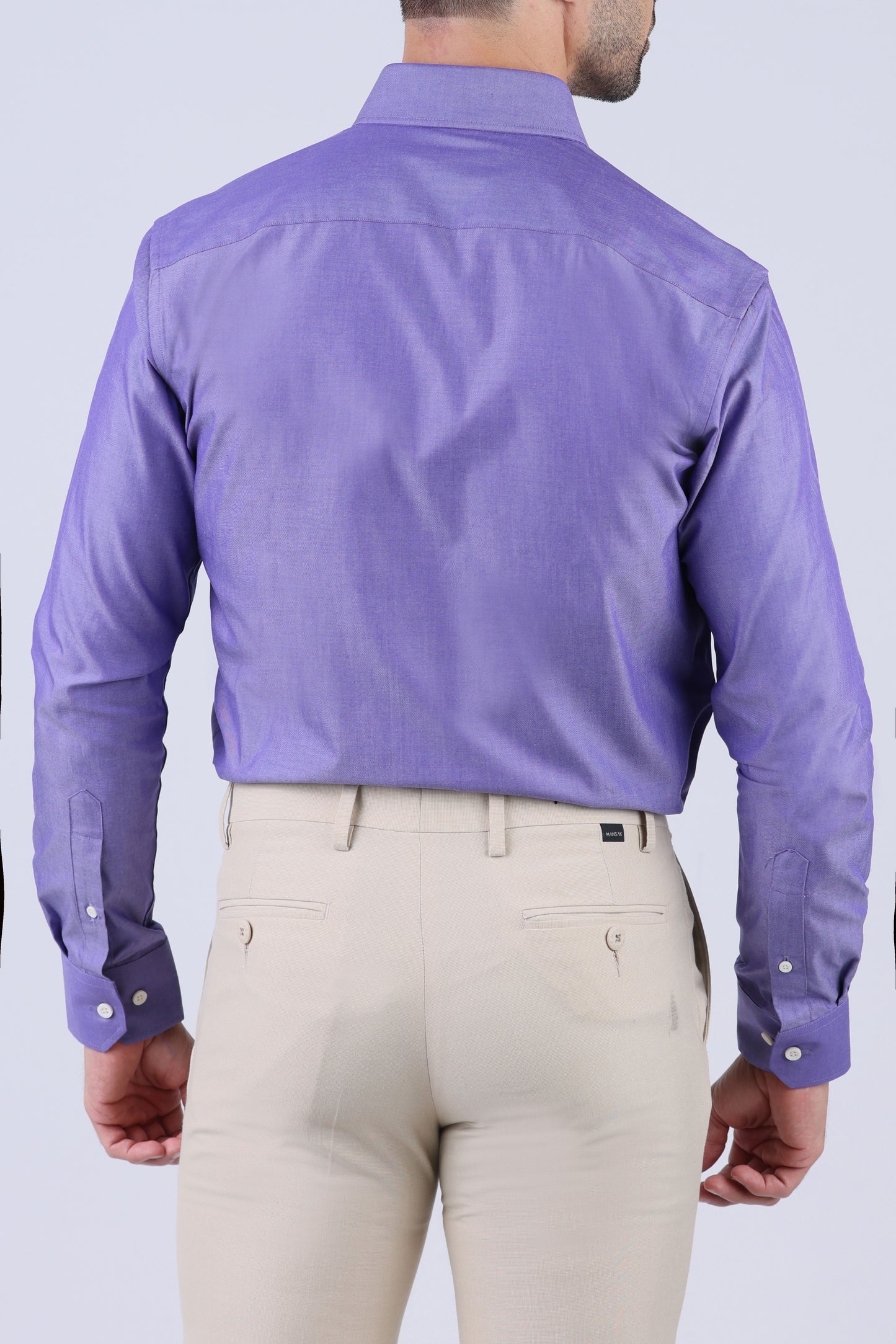 Crocodile Slim Fit Semi Casual Shirt - Purple
