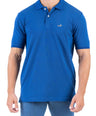 Crocodile Regular Fit Pima Polo - True Navy