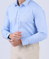 Crocodile Men Formal Seasonal Slim Fit Shirts - Blue
