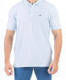 Crocodile Regular Fit Pima Polo - Pastel Blue