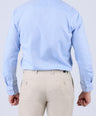 Crocodile Men Formal Seasonal Slim Fit Shirts - Blue