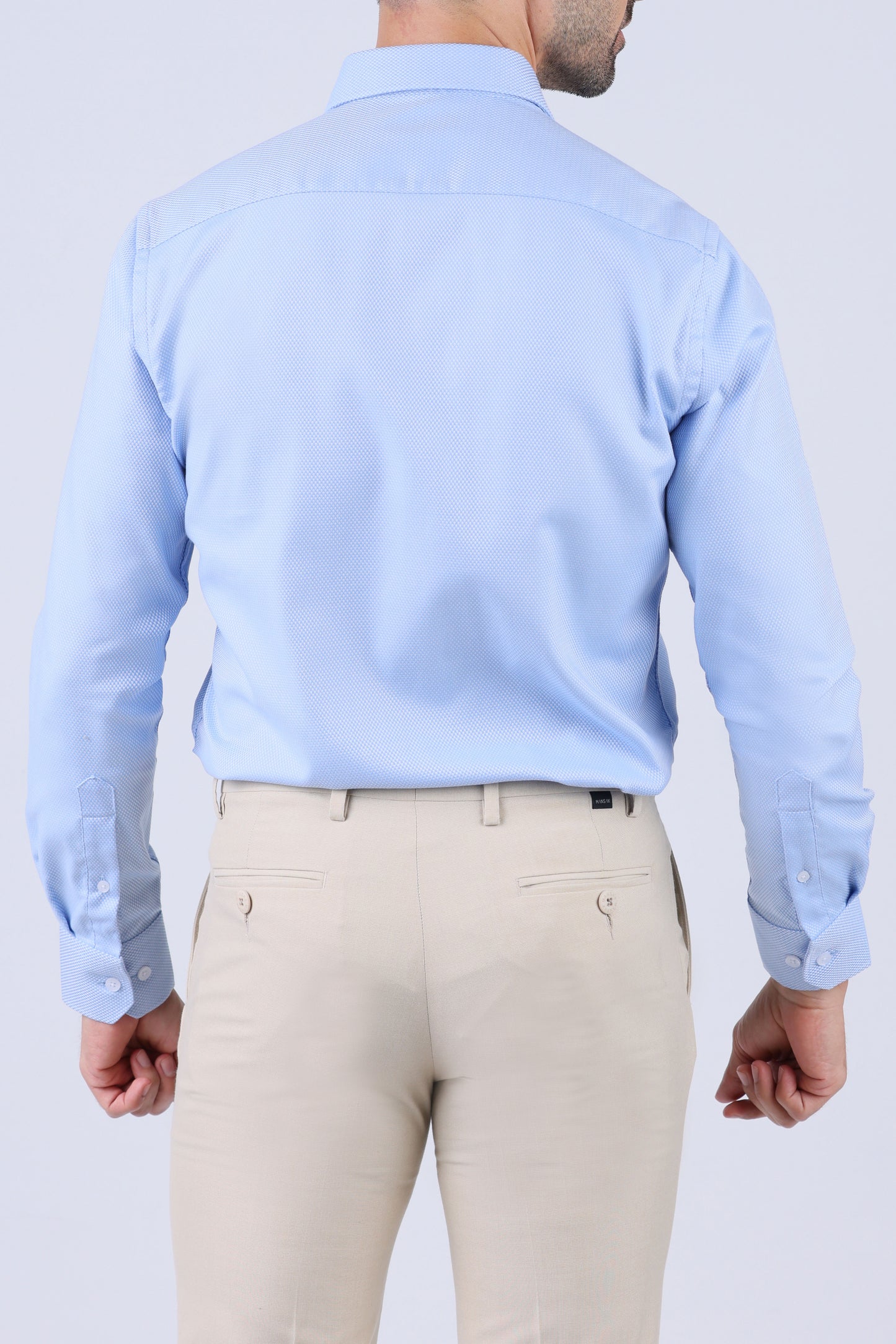 Crocodile Men Formal Seasonal Slim Fit Shirts - Blue