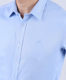 Crocodile Men Formal Seasonal Slim Fit Shirts - Blue