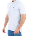 Crocodile Regular Fit Pima Polo - Pastel Blue