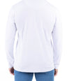 Crocodile Plain Henley Slim Fit Tee - Snow White