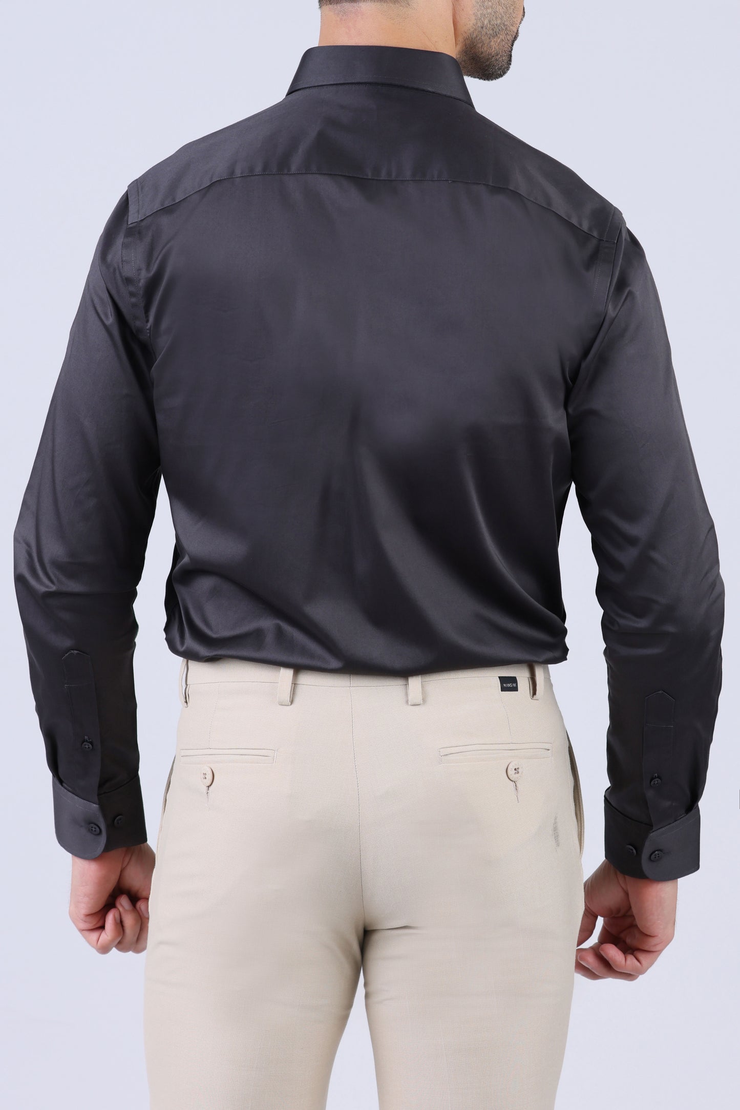 Crocodile Men Evening Slim Fit Shirts - Chocolate