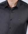 Crocodile Men Evening Slim Fit Shirts - Chocolate