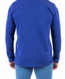 Crocodile Plain Henley Slim Fit Tee - Blue Depths