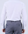 Crocodile Men Evening Slim Fit Shirts - Egret