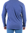 Crocodile Plain Henley Slim Fit Tee - Royal