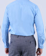 Crocodile Men Formal Seasonal Slim Fit F/S Shirts - Blue