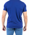 Crocodile Crew Neck Single Jersey Action Fit - Blue Depths