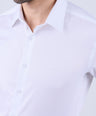 Crocodile Men Evening Slim Fit Shirts - White