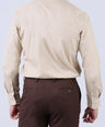 Crocodile Slim Fit Semi Casual Shirt - Wheat