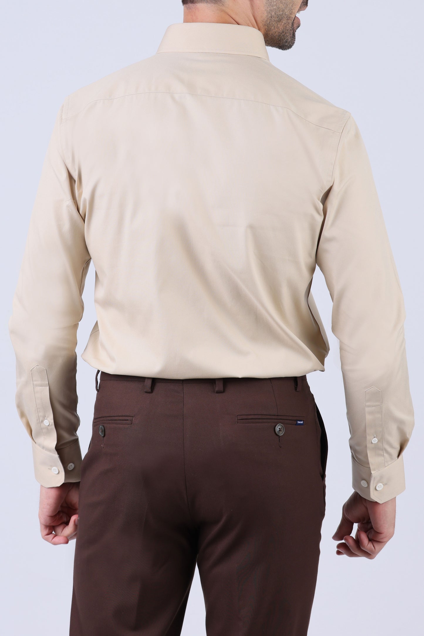 Crocodile Slim Fit Semi Casual Shirt - Wheat