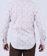 Crocodile Men Evening Slim Fit Shirts - Cream