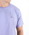 Crocodile Crew Neck Single Jersey Regular Fit - Dusty Lavender