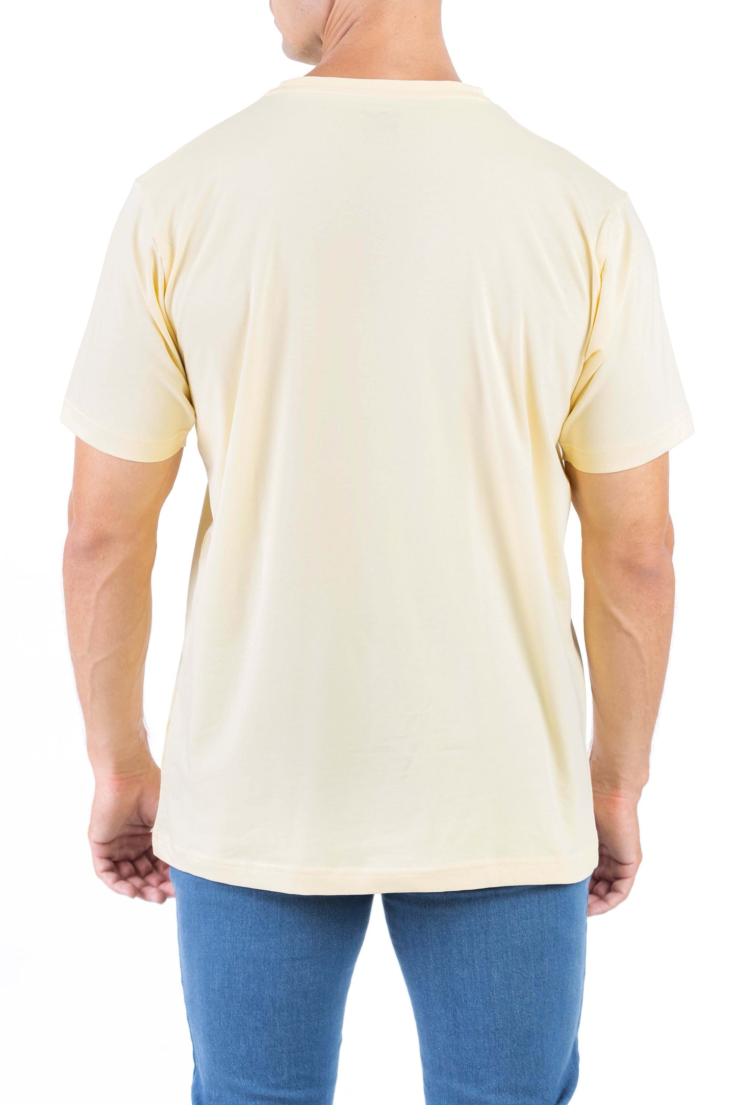 Crocodile Crew Neck Single Jersey Regular Fit - Blazing Yellow