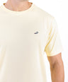 Crocodile Crew Neck Single Jersey Regular Fit - Blazing Yellow