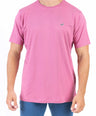 Crocodile Crew Neck Single Jersey Regular Fit - Rose Pink