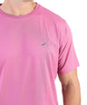 Crocodile Crew Neck Single Jersey Regular Fit - Rose Pink